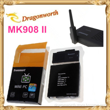 2014 Version Qual-Core Bluetooth Android Mini PC MK908 RK3188 1.8GHz Mini TV Box Dongle HD HDD Player in Stock